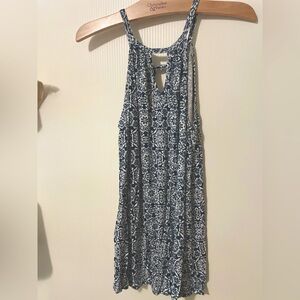 Blue sleeveless Top